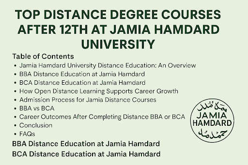 Distance Degree: Courses & Careers after 12th