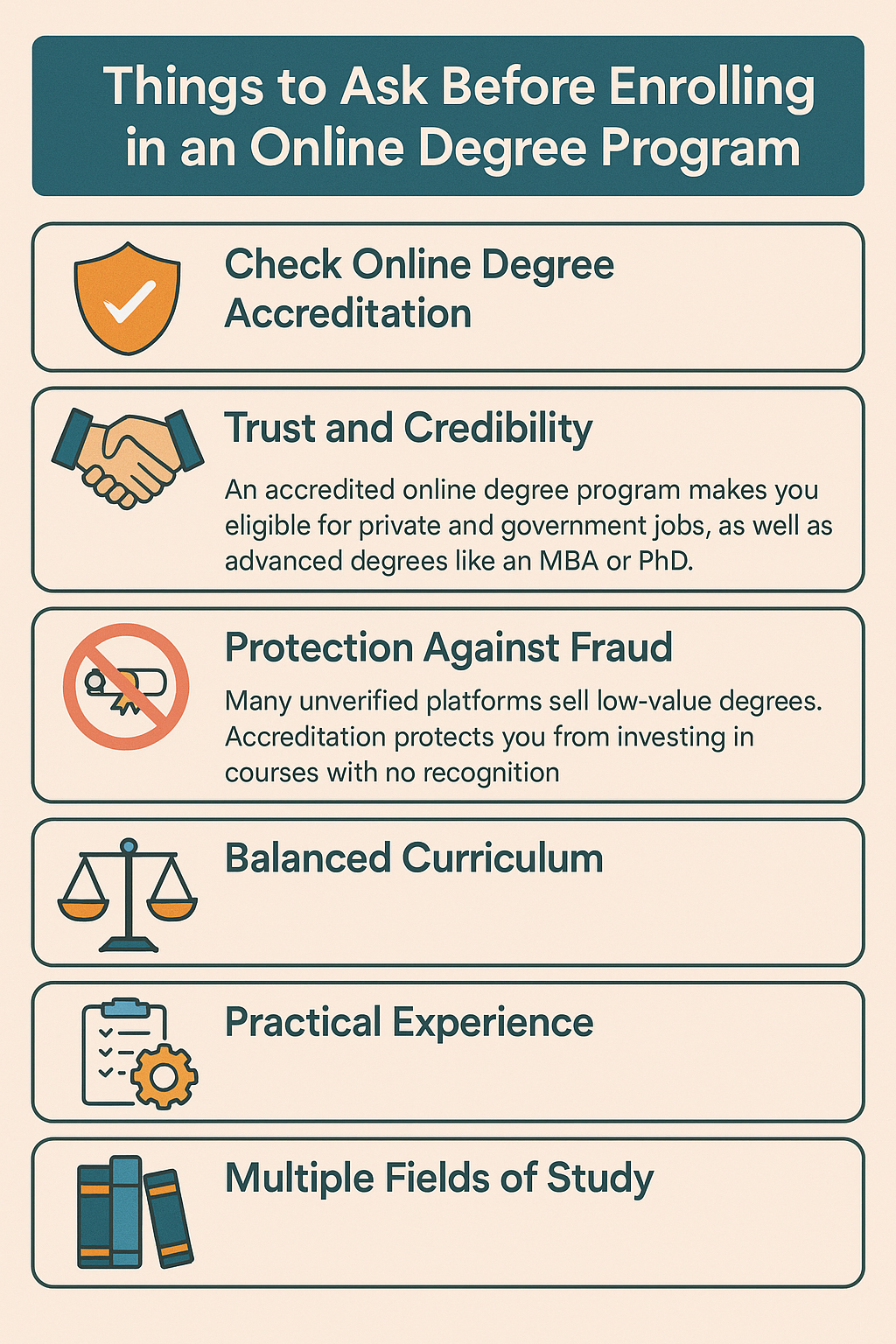 Questions to Ask Before Choosing an Online Degree Program